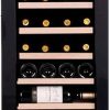 Wine Cooler, Built-in Adjustable Beech Wood Frame and LED Light, Compressor Cooling, Constant Temperature System, for Home, Bar, Office 3
